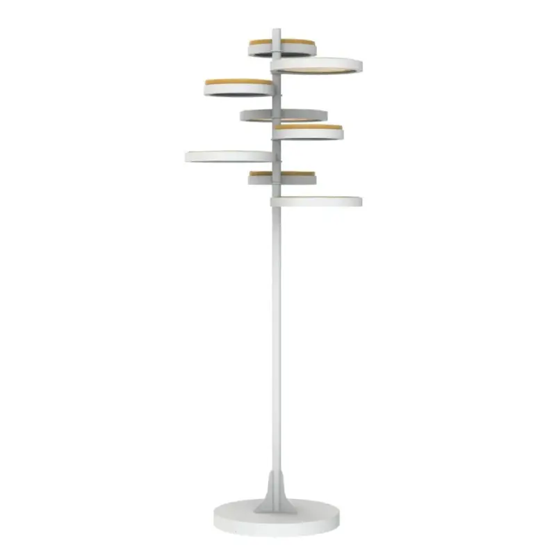 My Glass Studio Floor Tea Stand, White - Dia: 43 cm, H: 120 cm My Glass Studio Floor Tea Stand, White - Dia: 43 cm, H: 120 cm