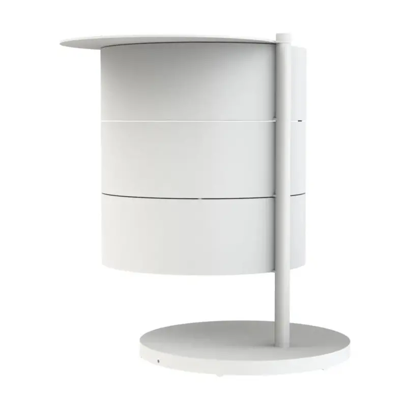 My Glass Studio Revolving Tea Stand, White - 26.0 x 20.5 x 31 cm