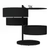 My Glass Studio Revolving Tea Stand, Black - 26.0 x 20.5 x 31 cm