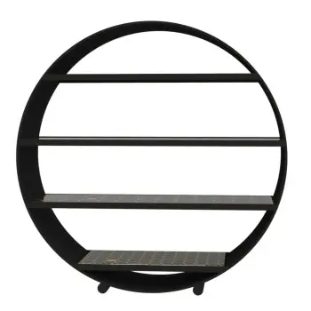 My Glass Studio Tea Stand, Black - Set of 2 - 30.0 x 10.0 x 30.0 cm