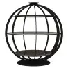 My Glass Studio Tea Stand, Black - Set of 2 - Dia: 39 cm, H: 42 cm