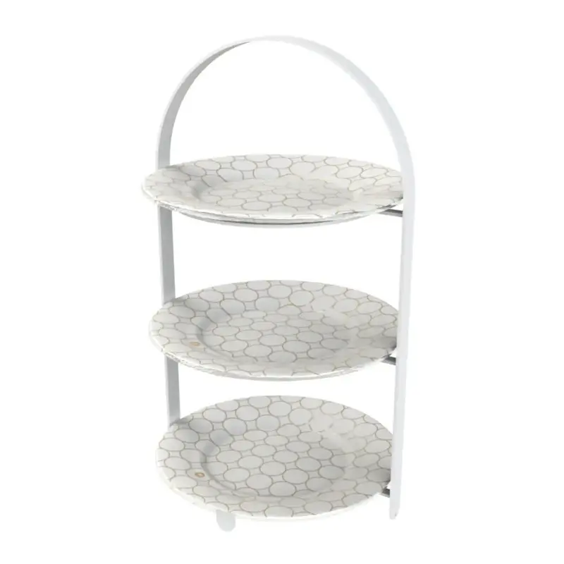 My Glass Studio Tea Stand, White - Set of 2 - 27.0 x 25.6 x 45.9 cm My Glass Studio Tea Stand, White - Set of 2 - 27.0 x 25.6 x 45.9 cm