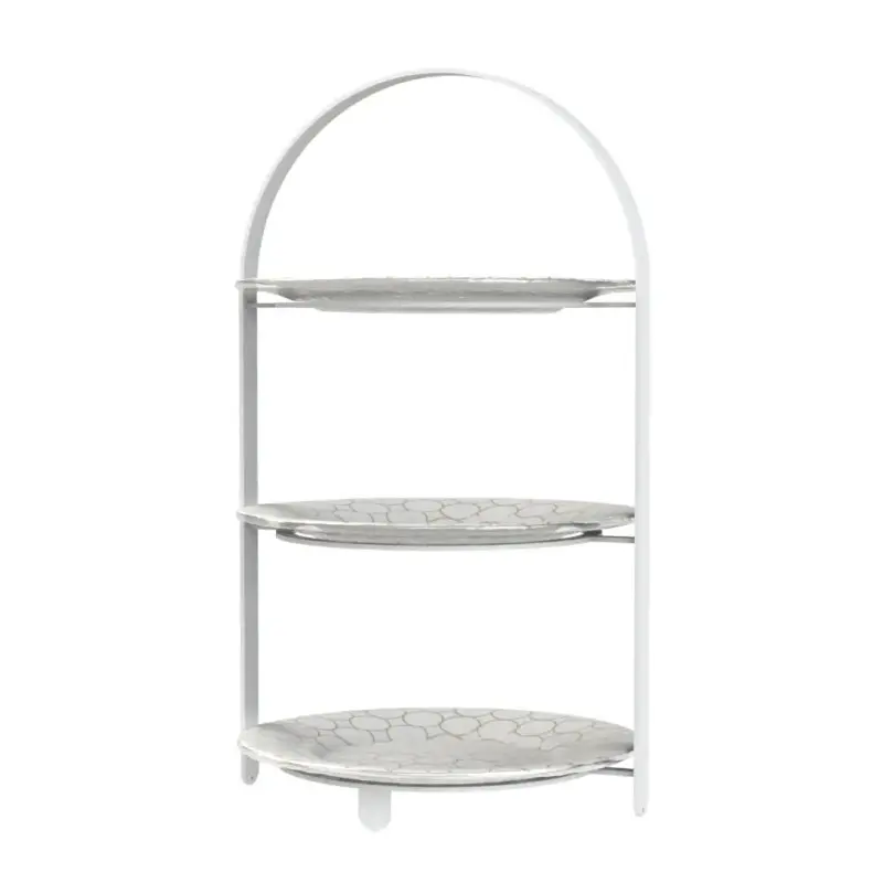 My Glass Studio Tea Stand, White - Set of 2 - 27.0 x 25.6 x 45.9 cm My Glass Studio Tea Stand, White - Set of 2 - 27.0 x 25.6 x 45.9 cm