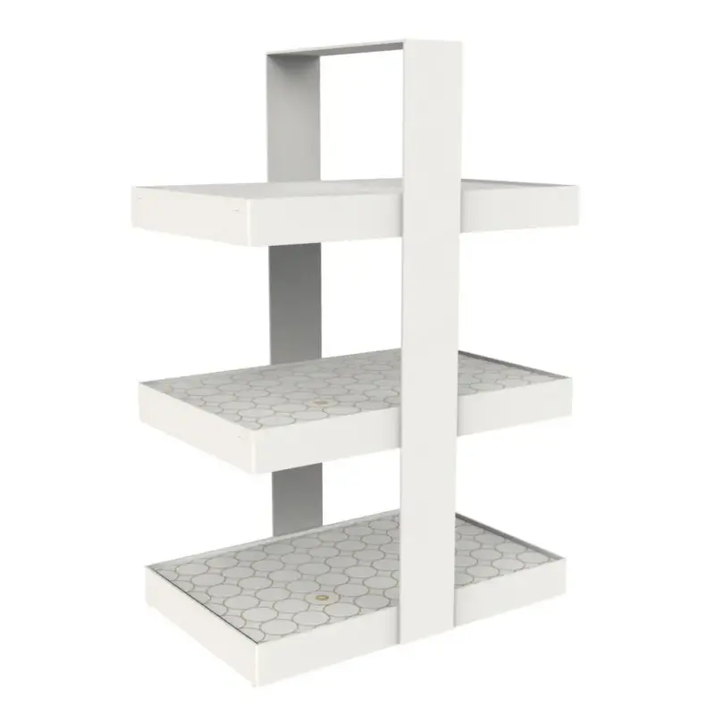 My Glass Studio Tea Stand, White - Set of 2 - 29.0 x 18.4 x 43.2 cm My Glass Studio Tea Stand, White - Set of 2 - 29.0 x 18.4 x 43.2 cm