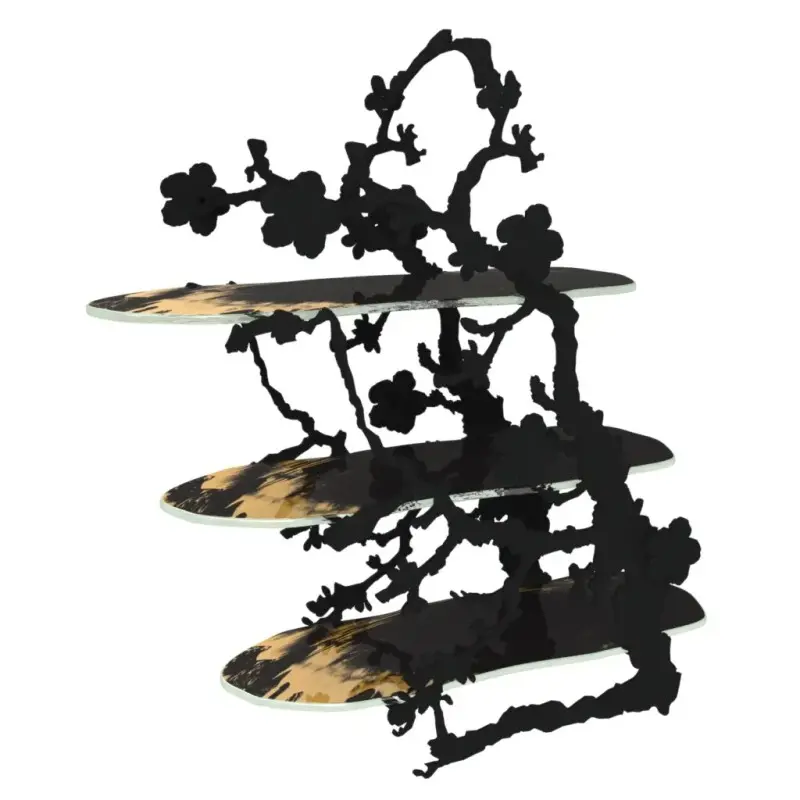 My Glass Studio Tea Stand, Black - Set of 2 - 38.2 x 14.5 x 37 cm My Glass Studio Tea Stand, Black - Set of 2 - 38.2 x 14.5 x 37 cm