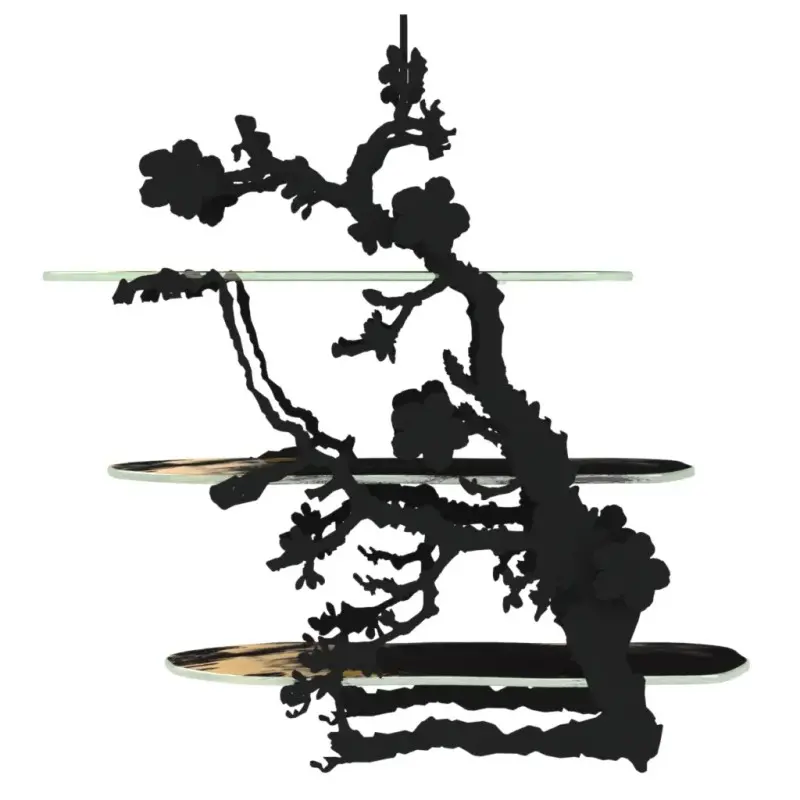 My Glass Studio Tea Stand, Black - Set of 2 - 38.2 x 14.5 x 37 cm My Glass Studio Tea Stand, Black - Set of 2 - 38.2 x 14.5 x 37 cm