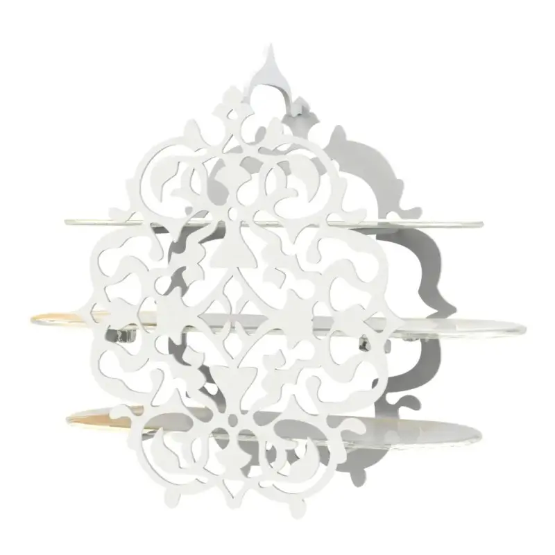 My Glass Studio Tea Stand, White - Set of 2 - 37.5 x 12.6 x 29 cm My Glass Studio Tea Stand, White - Set of 2 - 37.5 x 12.6 x 29 cm