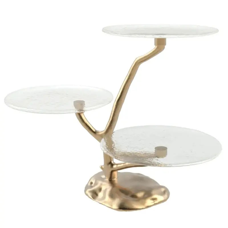 My Glass Studio Tiered Platter, Clear - 48.0 x 40.0 x 38.0 cm My Glass Studio Tiered Platter, Clear - 48.0 x 40.0 x 38.0 cm