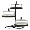 My Glass Studio Tea Stand, Cream - 38.1 x 35.7 x 34 cm