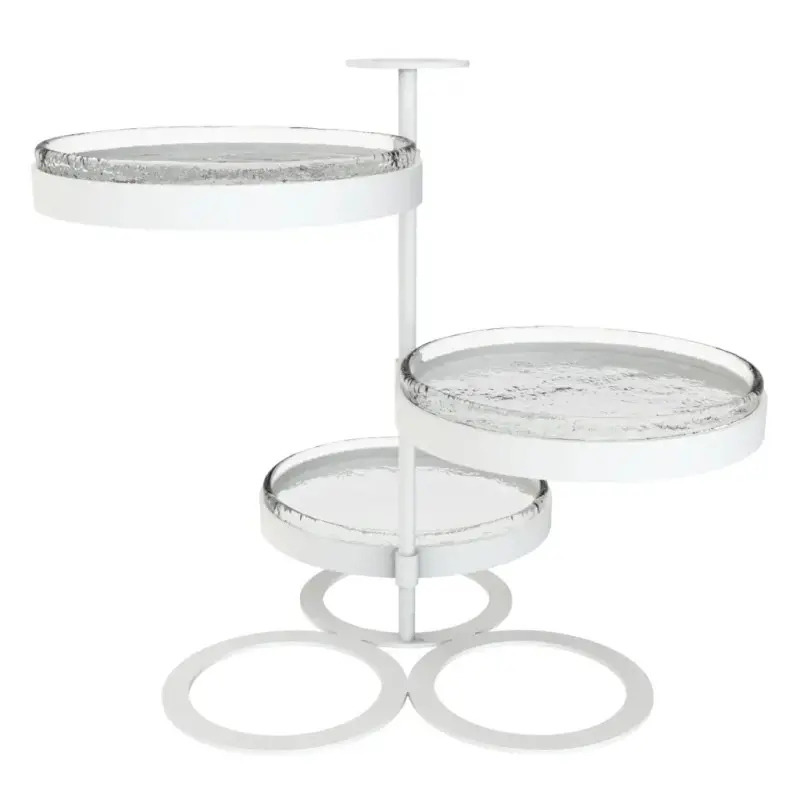 My Glass Studio Tea Stand, Clear - 38.1 x 35.7 x 34 cm My Glass Studio Tea Stand, Clear - 38.1 x 35.7 x 34 cm