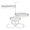 My Glass Studio Tea Stand, Clear - 38.1 x 35.7 x 34 cm