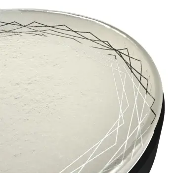 My Glass Studio Tea Stand, Cream - 38.1 x 35.7 x 34 cm