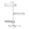 My Glass Studio Tea Stand, Clear - 30.7 x 28.7 x 34 cm