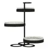 My Glass Studio Tea Stand, Cream - 30.7 x 28.7 x 34 cm