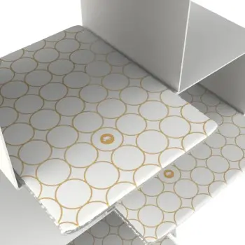 My Glass Studio Tea Stand, White - 31.0 x 18.0 x 50 cm