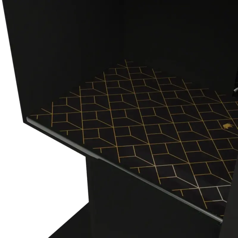 My Glass Studio Tea Stand, Black - Set of 2 - 27.0 x 24.0 x 41 cm My Glass Studio Tea Stand, Black - Set of 2 - 27.0 x 24.0 x 41 cm