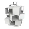 My Glass Studio Tea Stand, White - Set of 2 - 27.0 x 24.0 x 41 cm