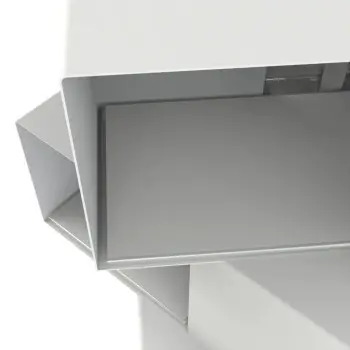My Glass Studio Tea Stand, White - Set of 2 - 27.0 x 24.0 x 41 cm