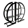 My Glass Studio Tea Stand, Grey - 40.0 x 20.0 x 40.0 cm
