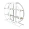 My Glass Studio Tea Stand, White - 40.0 x 20.0 x 40.0 cm