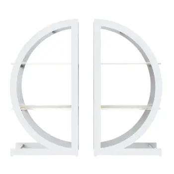 My Glass Studio Tea Stand, White - 40.0 x 20.0 x 40.0 cm