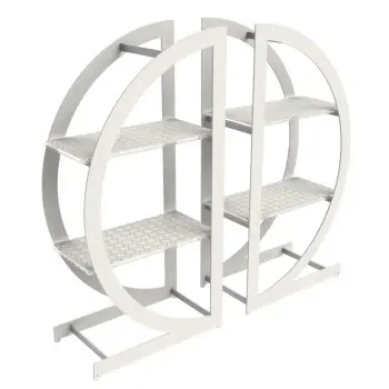 My Glass Studio Tea Stand, White - 40.0 x 20.0 x 40.0 cm