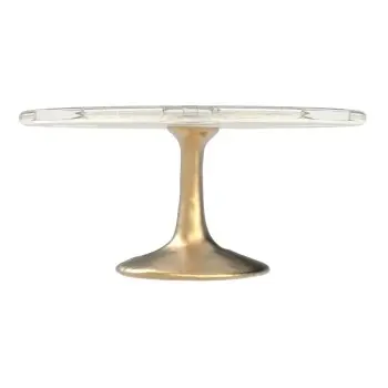 My Glass Studio Food Cone Holder, Cream - Set of 5 - Dia: 15 cm, H: 7 cm