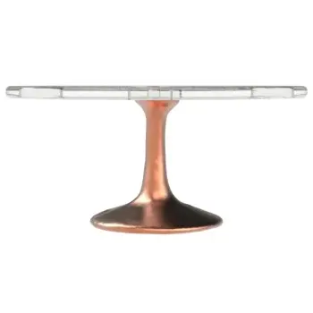 My Glass Studio Food Cone Holder, Clear - Set of 5 - Dia: 15 cm, H: 7 cm