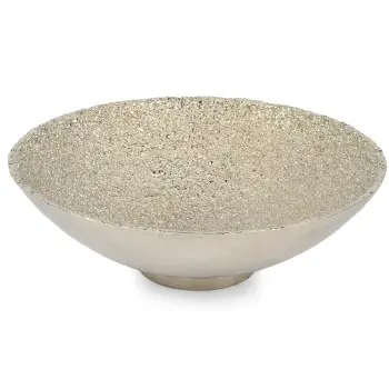Jerome Collection Large Bowl Silver - 13.5 in Dia x 4.25 in H