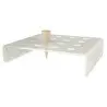 My Glass Studio Food Cone Holder, Cream - Set of 4 - 26.0 x 22.0 x 6 cm