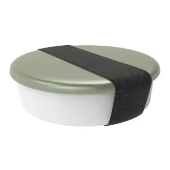 My Glass Studio Bento Box, Green - Set of 4 - Dia: 15 cm, H: 4 cm