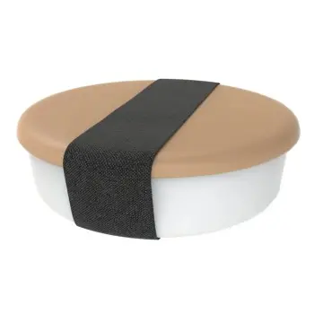 My Glass Studio Bento Box, Cream - Set of 4 - Dia: 15 cm, H: 4 cm