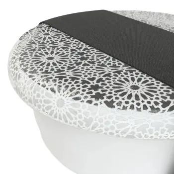 My Glass Studio Bento Box, White - Set of 2 - Dia: 11 cm, H: 5 cm