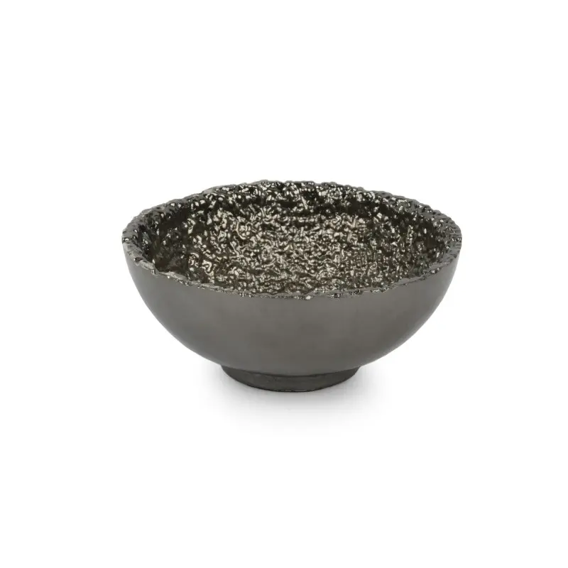 Jerome Collection Small Bowl Charcoal - 4.75 in Dia x 2