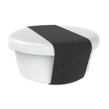 My Glass Studio Bento Box, Grey - Set of 2 - Dia: 11 cm, H: 5 cm