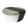 My Glass Studio Bento Box, Green - Set of 2 - Dia: 11 cm, H: 5 cm