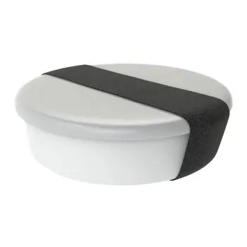 My Glass Studio Bento Box, Grey - Set of 4 - Dia: 15 cm, H: 4 cm