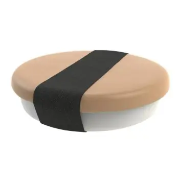 My Glass Studio Bento Box, Cream - Set of 3 - Dia: 19 cm, H: 5 cm