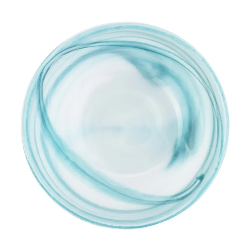 Impresa Collection Platter Teal - 13 in Dia x 4 in H