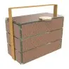 My Glass Studio Bento Box, Brown - Set of 2 - 22.8 x 13.0 x 20 cm
