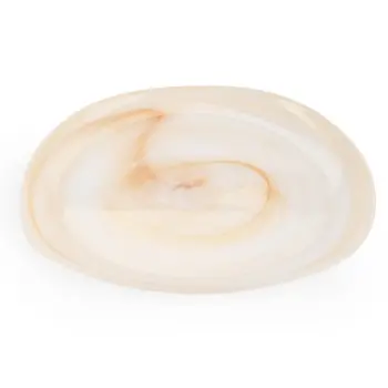 Impresa Collection Platter Tan - 4 in Dia x 2 in H