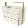 My Glass Studio Bento Box, White - Set of 2 - 22.8 x 13.0 x 20 cm
