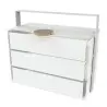 My Glass Studio Bento Box, White - Set of 2 - 22.8 x 13.0 x 20 cm