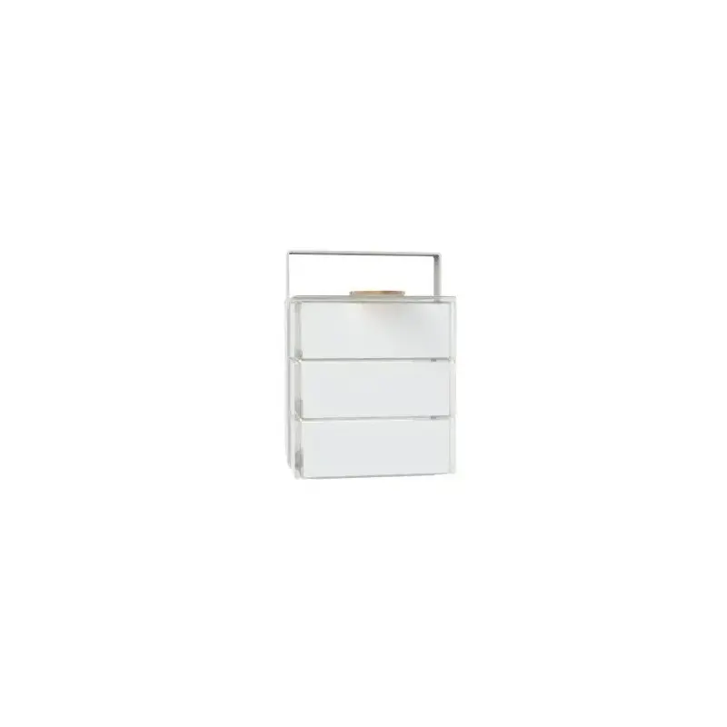 My Glass Studio Bento Box, White - Set of 2 - 14.4 x 16.2 x 20 cm