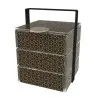 My Glass Studio Bento Box, Black - Set of 2 - 14.4 x 16.2 x 20 cm