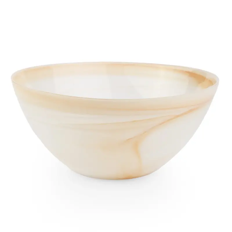 Impresa Collection Large Bowl Tan - 13 in Dia x 4 in H