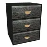 My Glass Studio Bento Box, Black - Set of 2 - 14.0 x 14.0 x 19.5 cm
