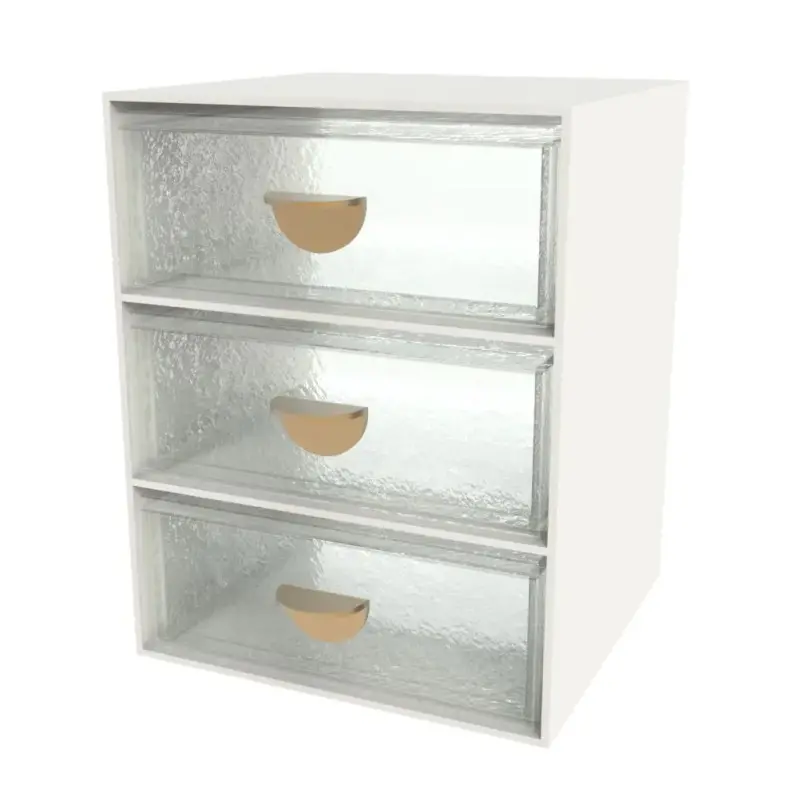 My Glass Studio Bento Box, Clear - Set of 2 - 14.0 x 14.0 x 19.5 cm