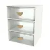 My Glass Studio Bento Box, Clear - Set of 2 - 14.0 x 14.0 x 19.5 cm