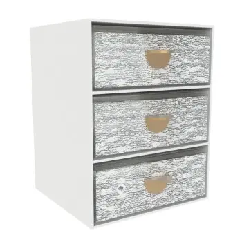 My Glass Studio Bento Box, White - Set of 4 - 14.0 x 14.0 x 19.5 cm